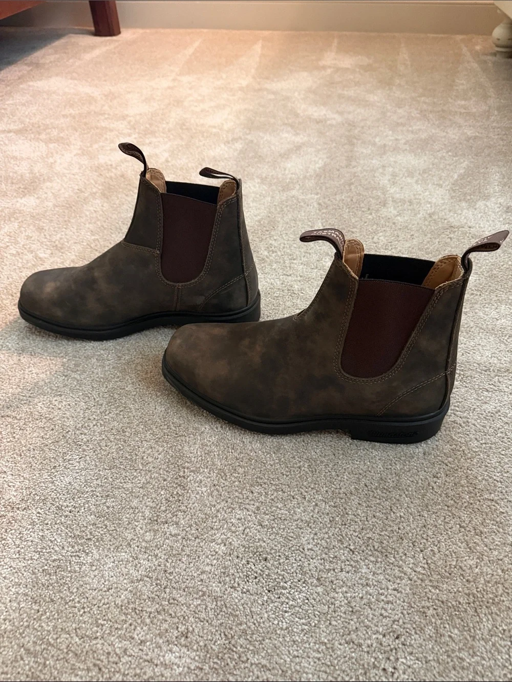 Blundstone Olive Brown Leather Chukka Boots - Brand new